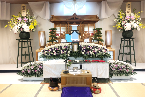 高石市　たかいし斎場での家族葬イメージ